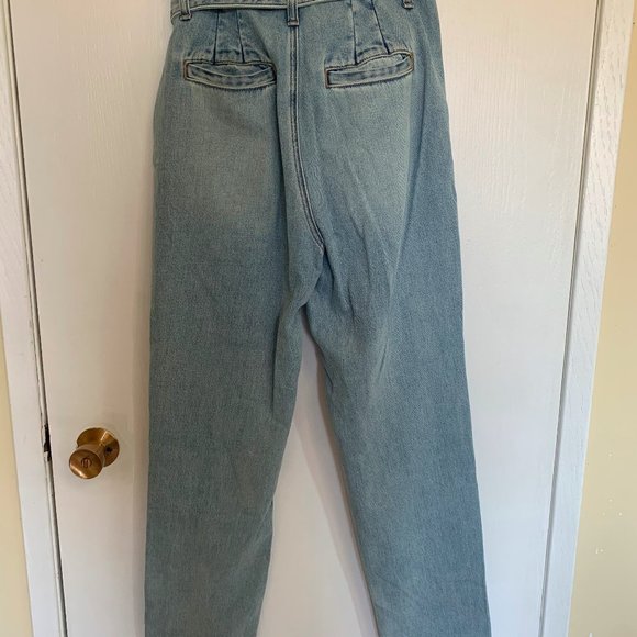 American Eagle Outfitters, paper bag jeans, size 6 - Picture 2 of 4